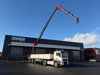MAN TGS 18.480 4x4 + DEOM Oplegger met PALFINGER PK 53002-SH E + JIB PJ 125 C