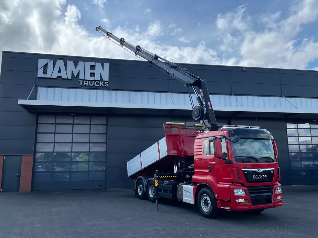 MAN TGS 26.400 TGS 26.400 6x2-4 BL KIPPER HIAB 302 EP-5 X-HIPRO
