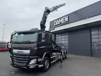 DAF CF 410 6x2 FASSI F 255A.2.25 + AJK Haakarmsysteem Foto