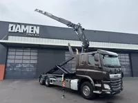 DAF CF 410 6x2 FASSI F 255A.2.25 + AJK Haakarmsysteem Foto