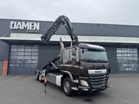 DAF CF 410 6x2 FASSI F 255A.2.25 + AJK Haakarmsysteem Foto