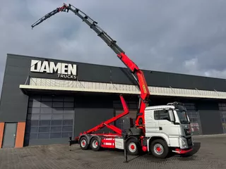 MAN TGS 35.500 8x4h-6 BL Palfinger PK 53002-SH E + JIB PJ 125 E