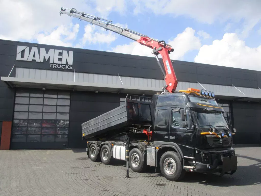 Volvo FMX 500 8x4 EFFER 255/6S + Kipper