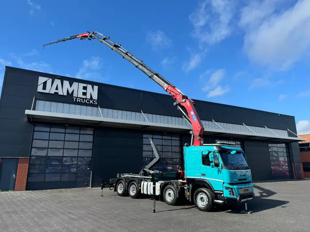 Volvo FMX 540 FMX 540 8x4 HMF 5020-K6 + JIB FJ 1000-K5 + AJK Haakarmsysteem