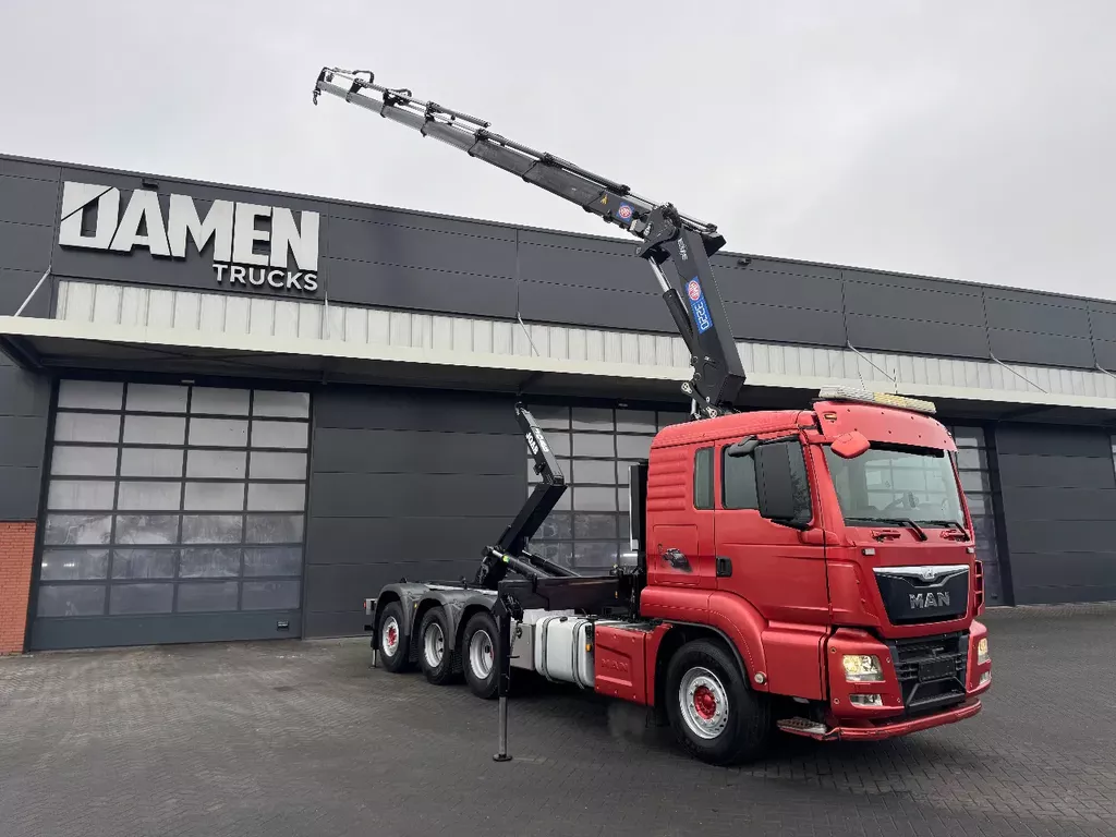 MAN TGS 35.480 8x4-4 BL HMF 3220-K6 + JOAB Haakarmsysteem