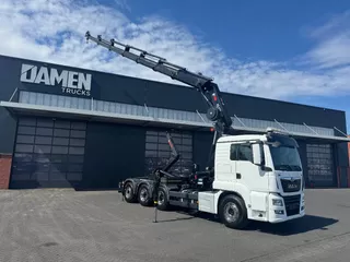 MAN TGS 35.500 8x4-4 BL HIAB 377 E-6 HIPRO + HIAB Haakarmsysteem